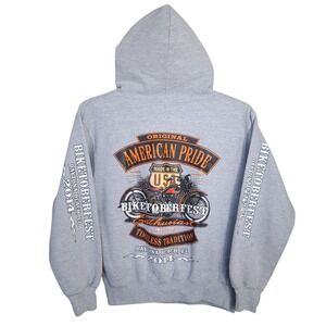 American Pride Daytona Beach 2014 BIKETOBERFEST Men's Hoodie S Gray‎ Casual Wear
